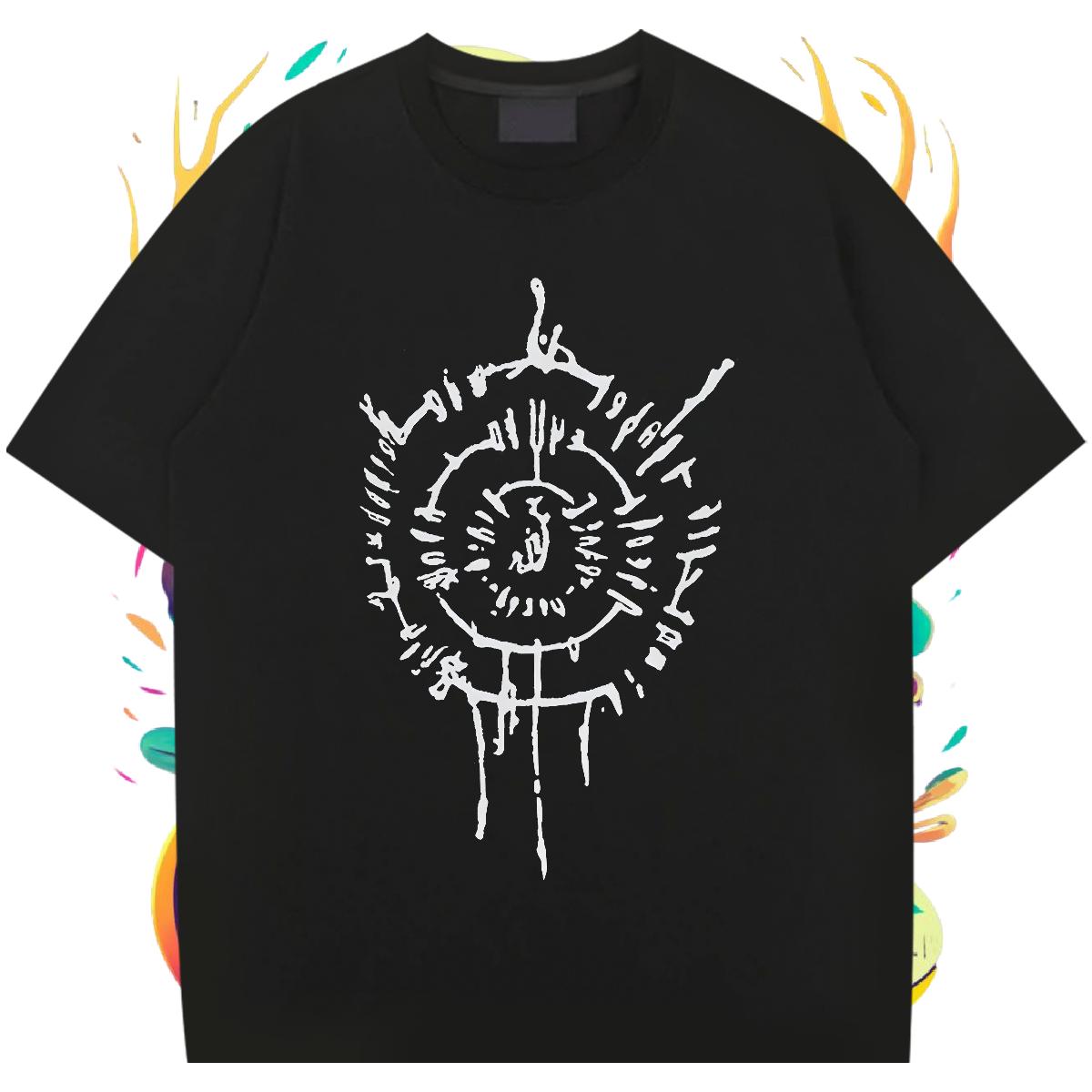 Soft T shirt High Street Hip Hop Cotton Breathable Short Sleeve Men Tees Custom DIY Printed Tops Shirt