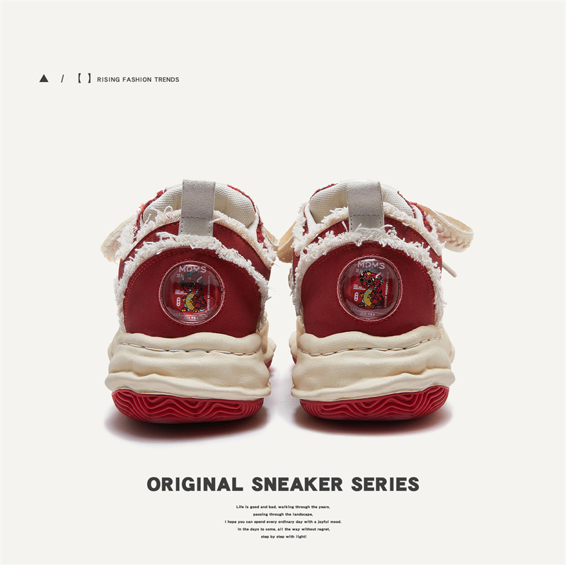 Of Ddmysports Year The Loong Red Street Bread Thick Soled Igh Rise Board Men And Women S Same Style Couple Fashion Shoes Outdoor ame tyle hoes