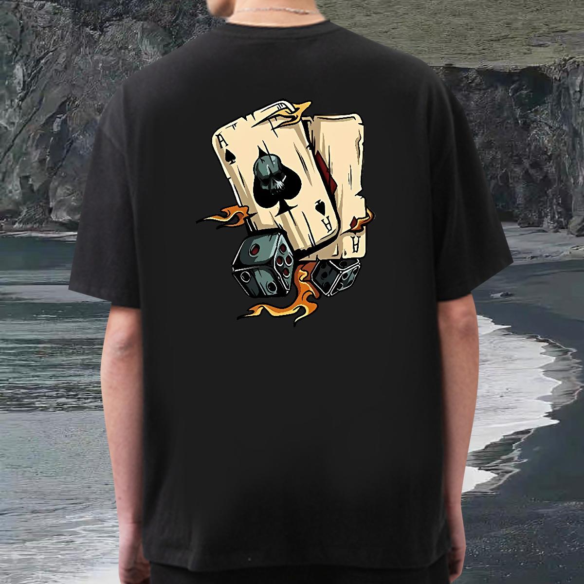Casual New T-Shirts Anime Print Home Outdoor Men Clothes T-Shirt Short sleeve Cotton Soft Loose Tshirts