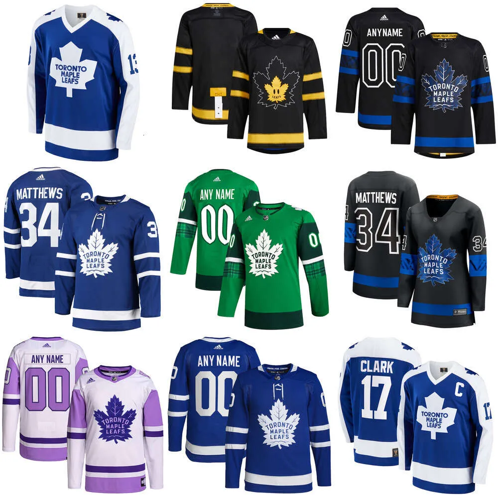 Toronto Maple Custom Leafs Hockey Jerseys 56 Erik Gustafsson 3 Justin Holl 15 Alexande Kerfoot 28 Sam Lafferty 16 Mitch Marner 34 Matthews 30 Matt Murray 8 Jake