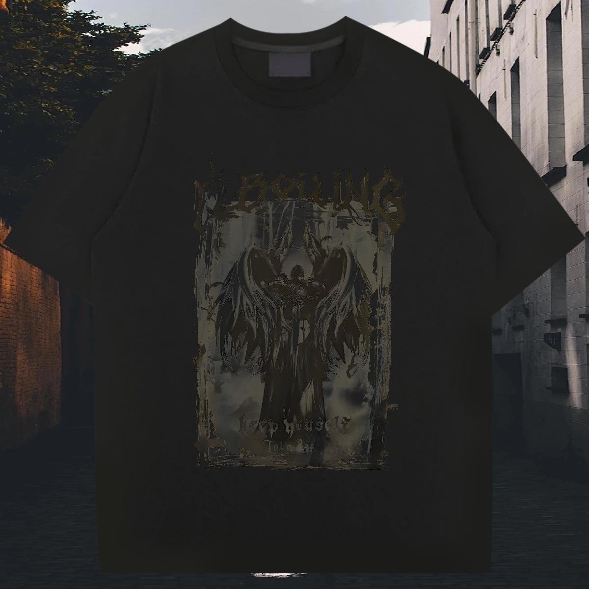 New Designer T Shirts Men Anime Tshirt for Man Woman Hip Hop Crew Neck Cotton Breathable Wholesale Tees Shirts