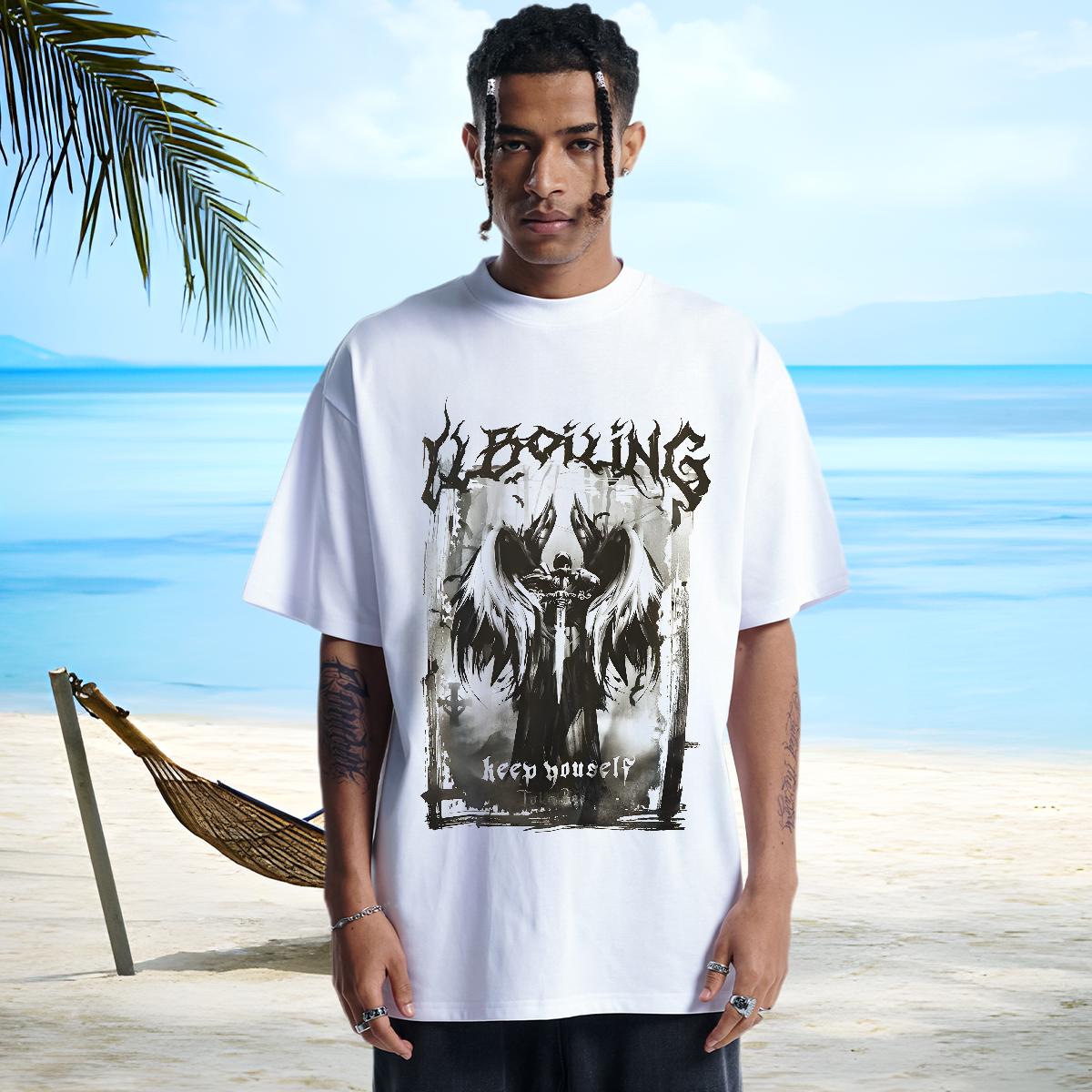 Designer Fashion T-Shirts Anime Men Tshirts Hip Hop Street Cotton Breathable Unisex Tees Shirts