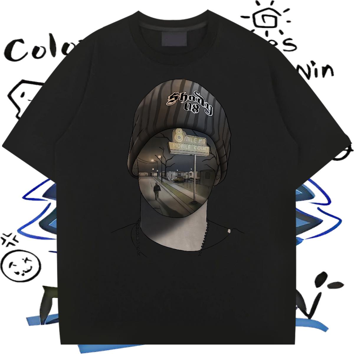 High Quality Mens T Shirts Beach Short sleeve Cotton Soft Mens Tshirts Designer Fashion Anime Print Top Tees