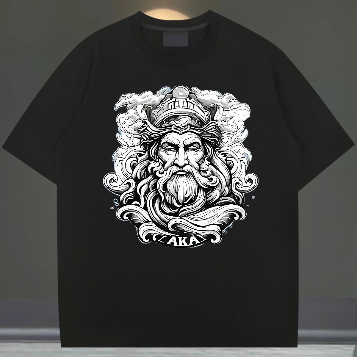 2024 Designer T-Shirts Anime Print Casual Daily Wear Tshirts Short Sleeve Cotton O-Neck Cool Tops Tees
