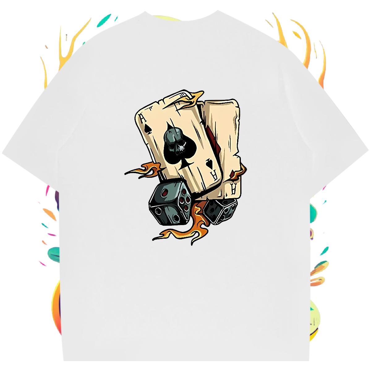 Fashion Designer T Shirt For Man Customized Print Men Tshirts Street 180g Cotton Loose Fit Wear