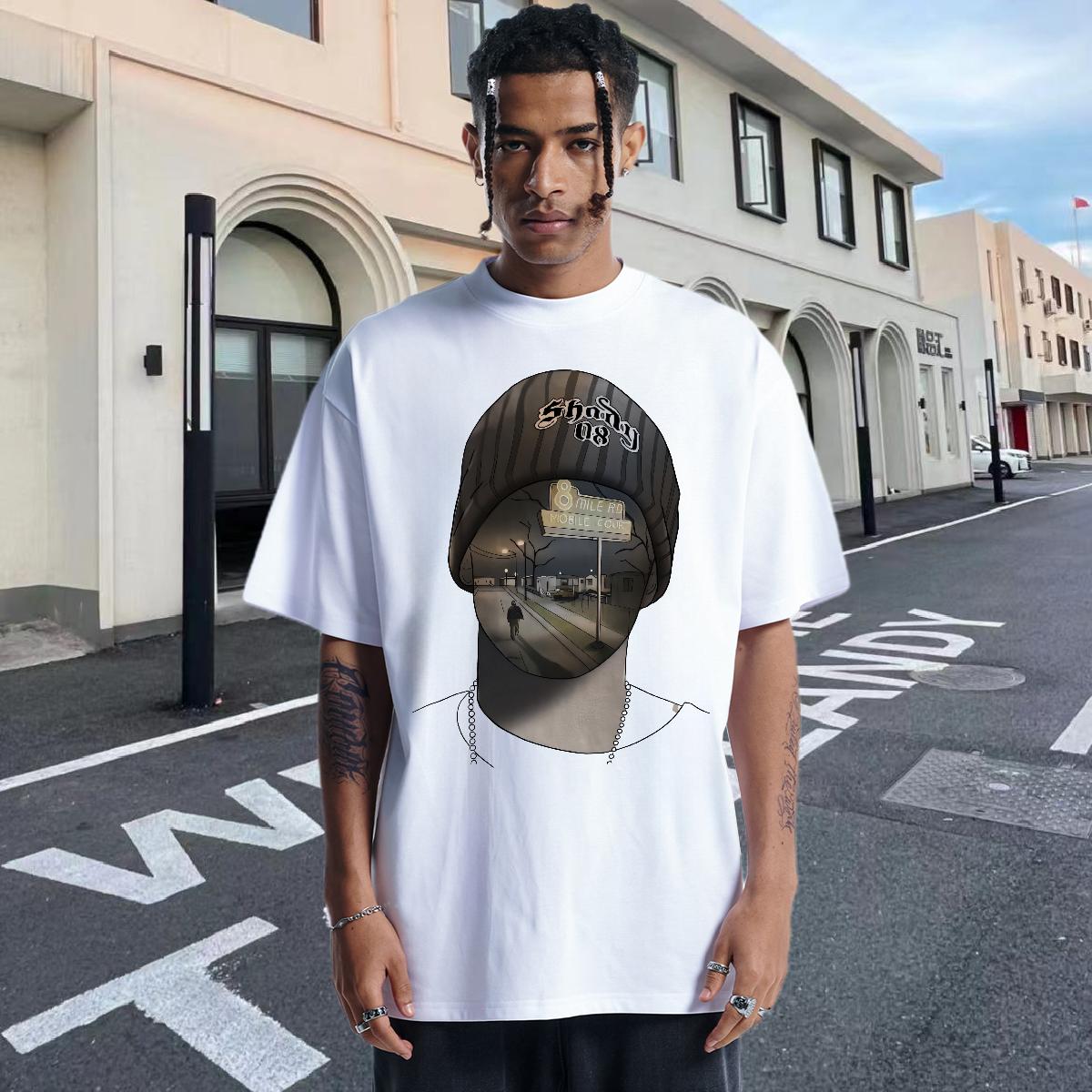 Loose Fit Mens T Shirts Sport Cotton O Neck Short Sleeves Men Tops Tees Casual New Custom Printing Clothings
