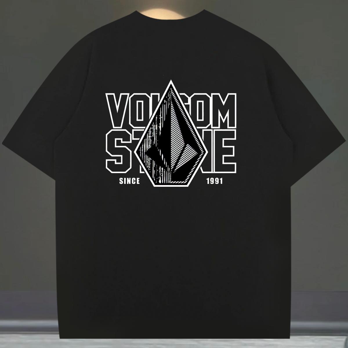 Unisex T-Shirts Crew Neck Cotton Breathable Hip Hop Street Couples T Shirts Plus Size Custom Fashion Design Polos