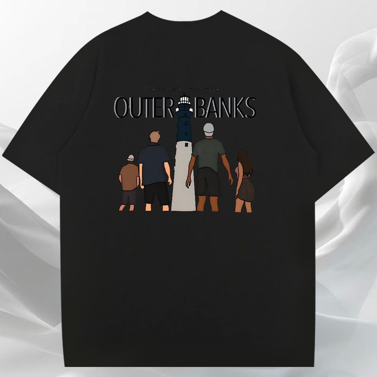 2024 Summer T shirt DIY Beach Men Clothes T-Shirt Breathable Crew Neck Soft Tshirts