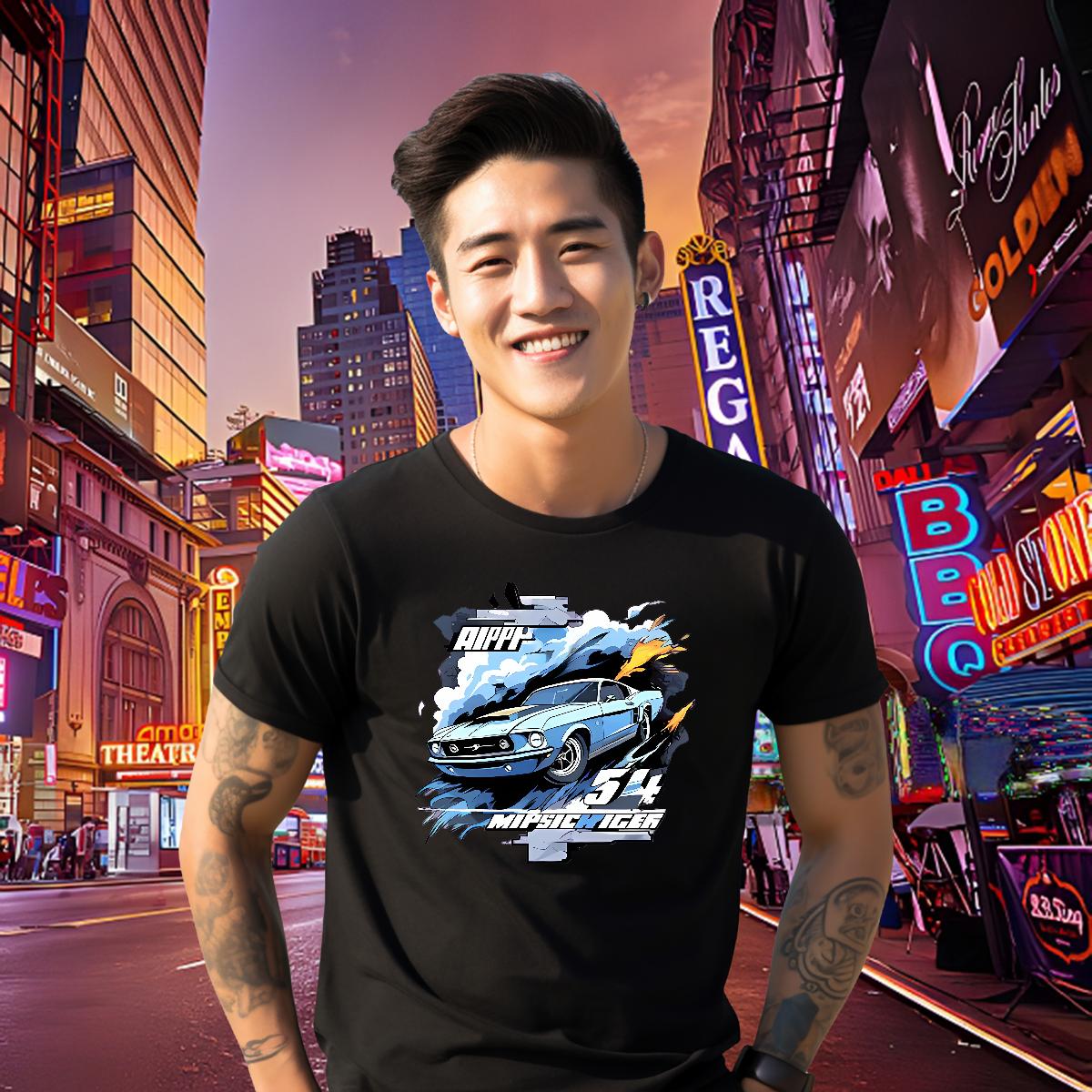 Brand Mens T Shirts DIY Printed High Street Hip Hop Men Clothes T-Shirt Cotton Breathable Short Sleeve Wholesale Tops Tees