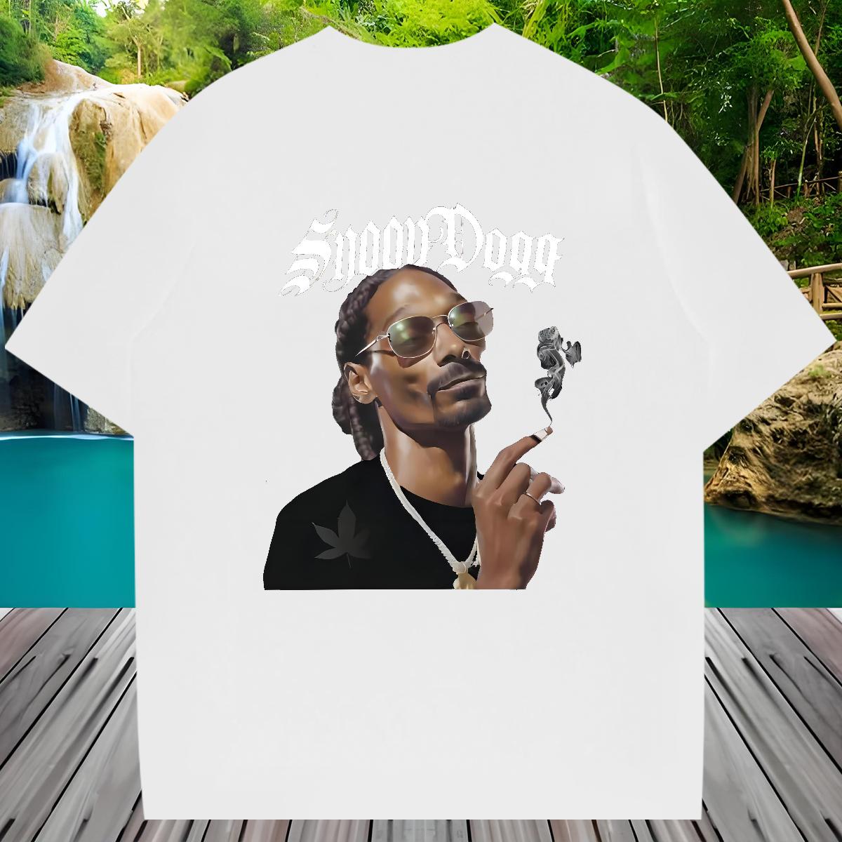 Loose Fit Man T Shirts Crew Neck Cotton Anime Printing Street Men Tees Anime Fashion Design Polos