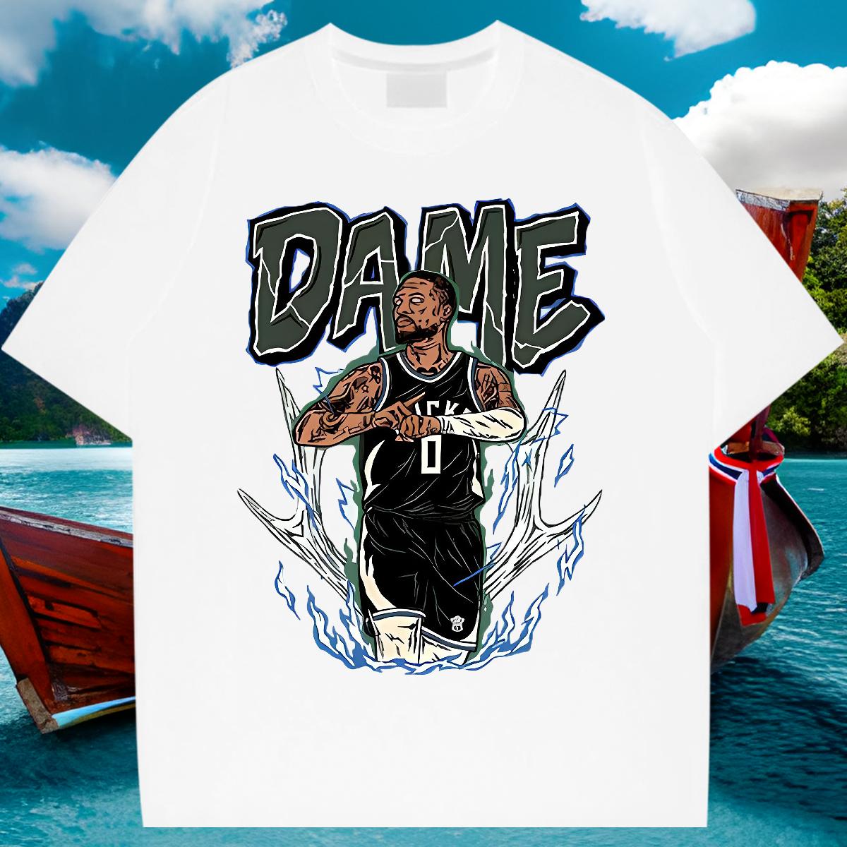 Fashion New Men T Shirts Custom Printing Men Clothes T-Shirt Street 180g Cotton 5A Tees Shirts