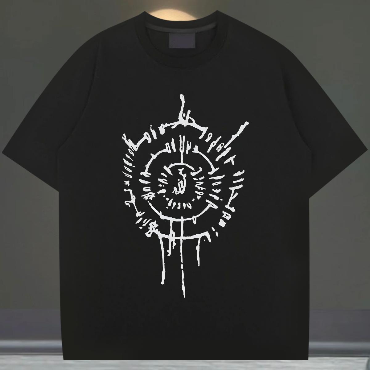 High Quality Man T Shirts Sport Cotton Breathable Soft Tshirts New Designer Cartoon Print Tops Tees