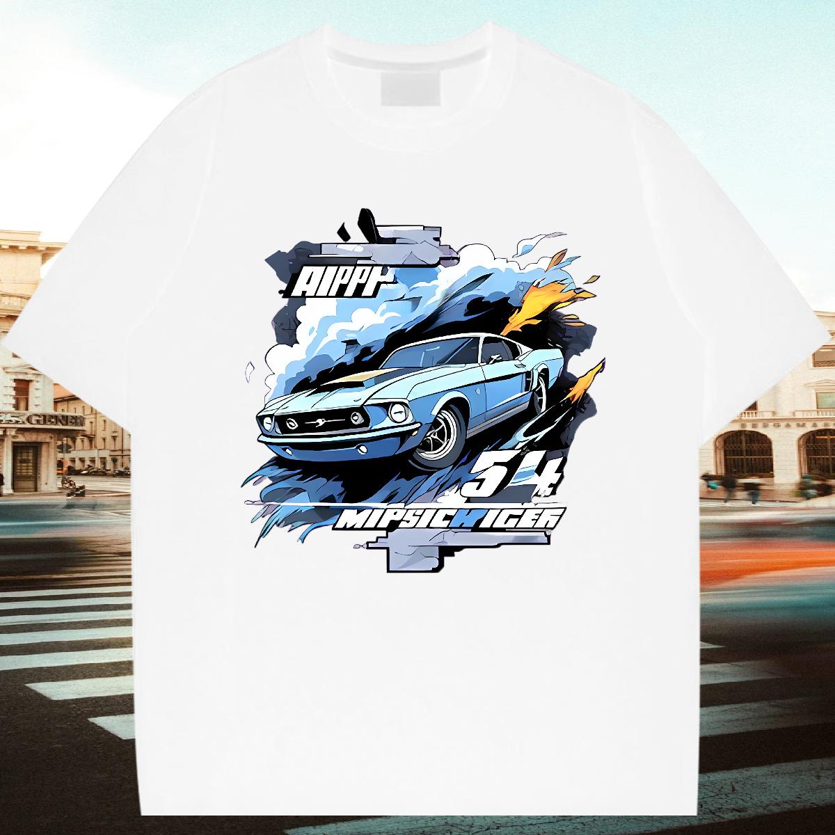 DIY T shirt Custom Anime Street Casual Men Tees 180g Cotton Brand Tees