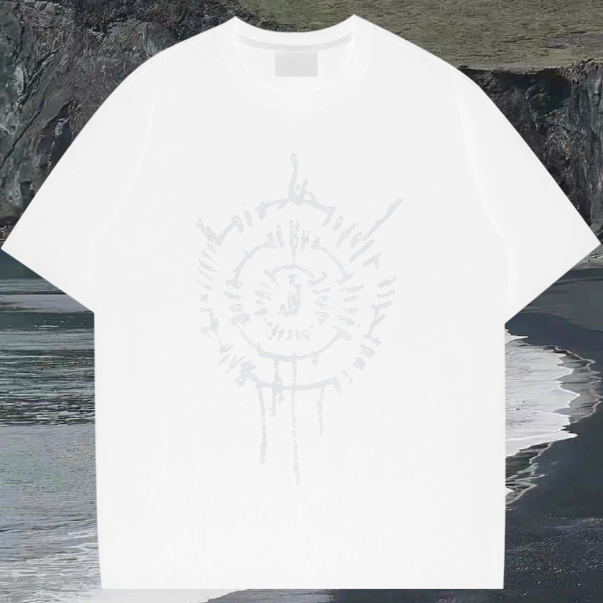 Loose Fit T Shirt For Man Daily Wear Cotton Breathable Soft Tshirts Designer DIY Logo Clothes