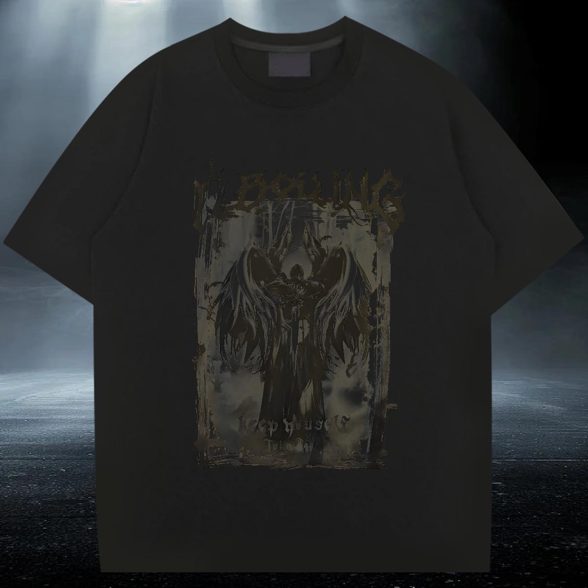 DIY Customized Men T Shirts Anime Tshirts Sports Casual Round Neck Short Sleeve 5A Clothings