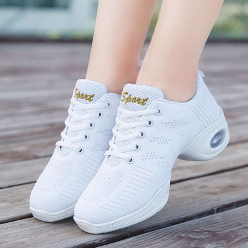Brand Women Soft Outsole Woman Breath Hip Hop Feature Dance Sneakers Ladies Girl's Modern Jazz Dancing Shoes W3