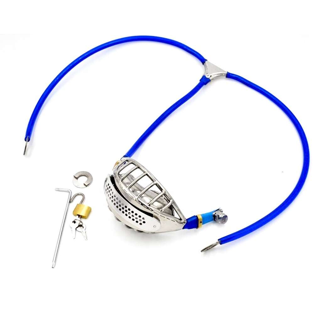 steel Stainless new chastity belt for men invisible penis cage sex specific removable anal plug