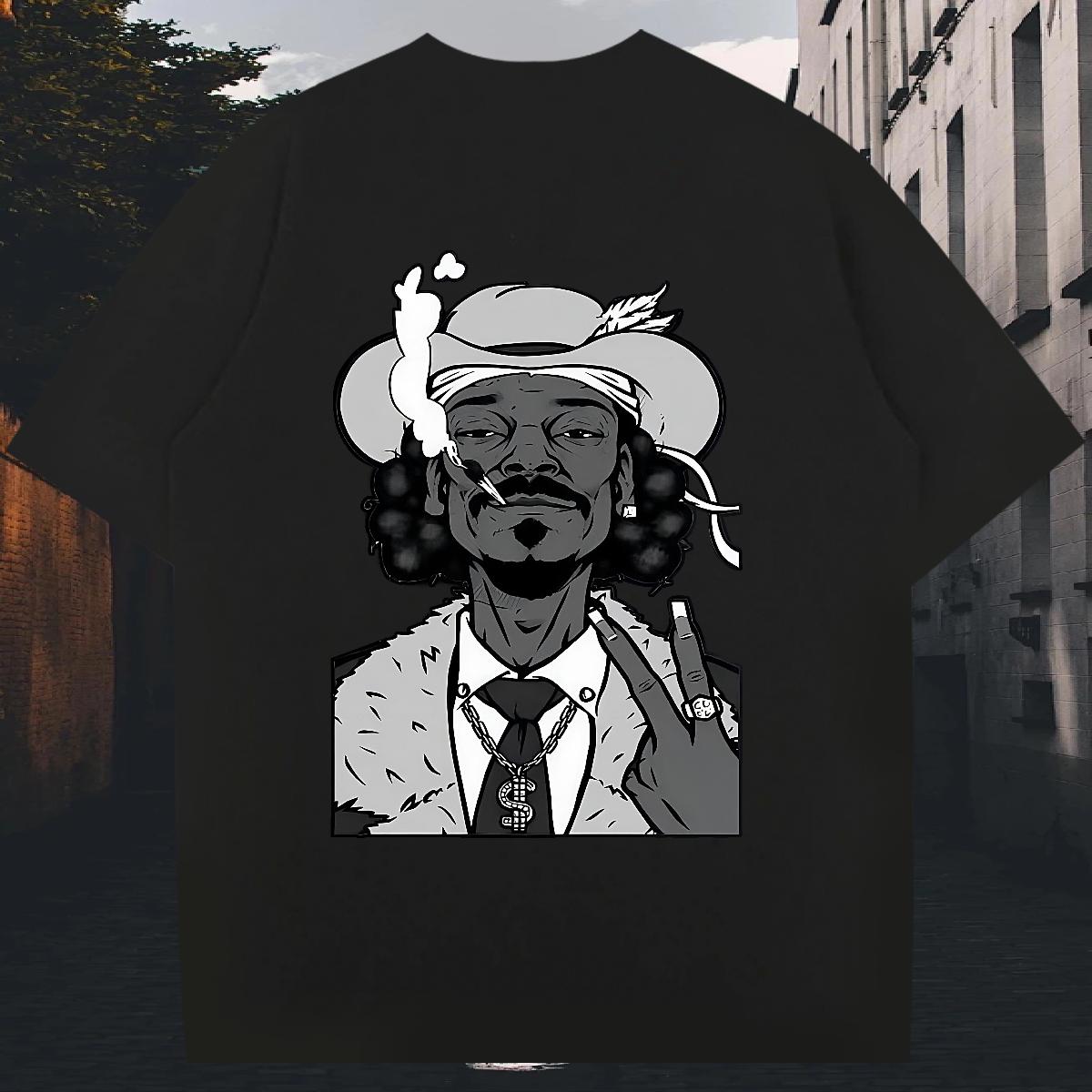 Stylist Mens T Shirts Custom Anime Street Tshirts Breathable Short Sleeve Classic Tees