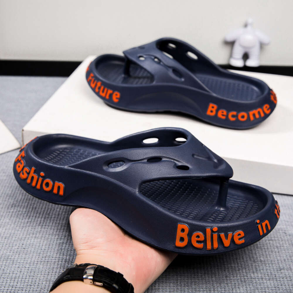 2024 New Summer Slippers Mens EVA Leisure Flip Flops Non-slip Beach Bathroom Flats Ourdoor Slides Thick Sole Creative Casual b9d6f