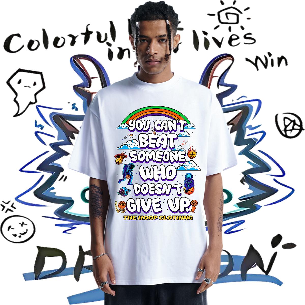 Cool T Shirts Men Street wear Hip Hop Breathable Crew Neck Men Tees New Cartoon Printing S-3XL Polos