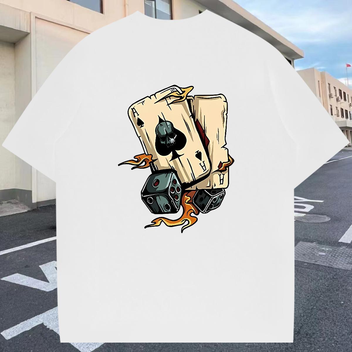 Fashion Design T shirt DIY Printed Casual Beach Tshirt for Man Woman Cotton O Neck Short Sleeves Brand Polos