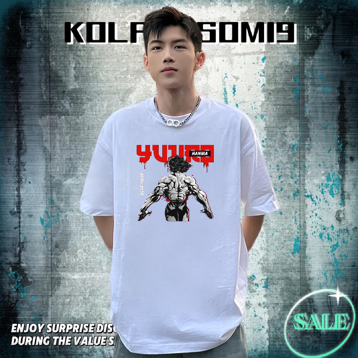 Classic T-Shirts for Men High Street Hip Hop Cotton Breathable Short Sleeve Men Tshirts 2024 New Custom Printed Tees Shirts