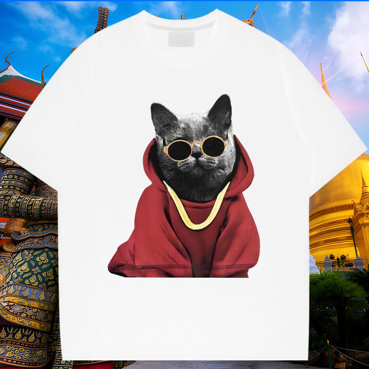 Classic Man T Shirts Hip Hop Street Short Sleeve Cotton O-Neck Men Tshirts Classic DIY Anime Tops Shirt