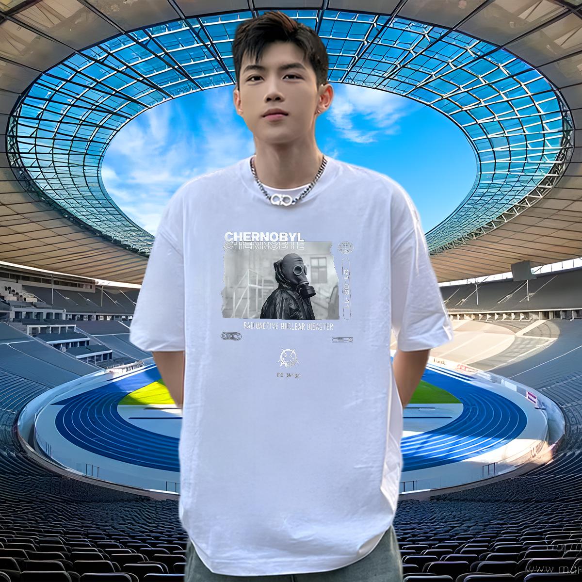 2024 New T-Shirts for Men Breathable Crew Neck Sports Casual Tshirts DIY Anime Popular Polos