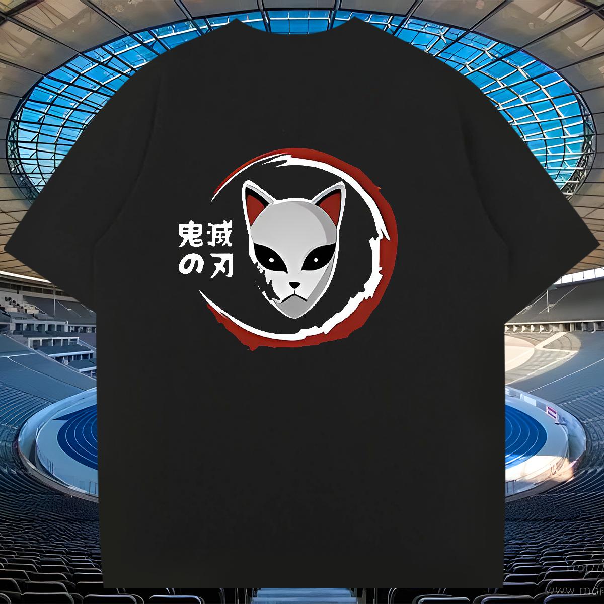 Stylist T shirt Anime Print Outdoor Men Tshirts Crew Neck Cotton Classic Tees Shirts