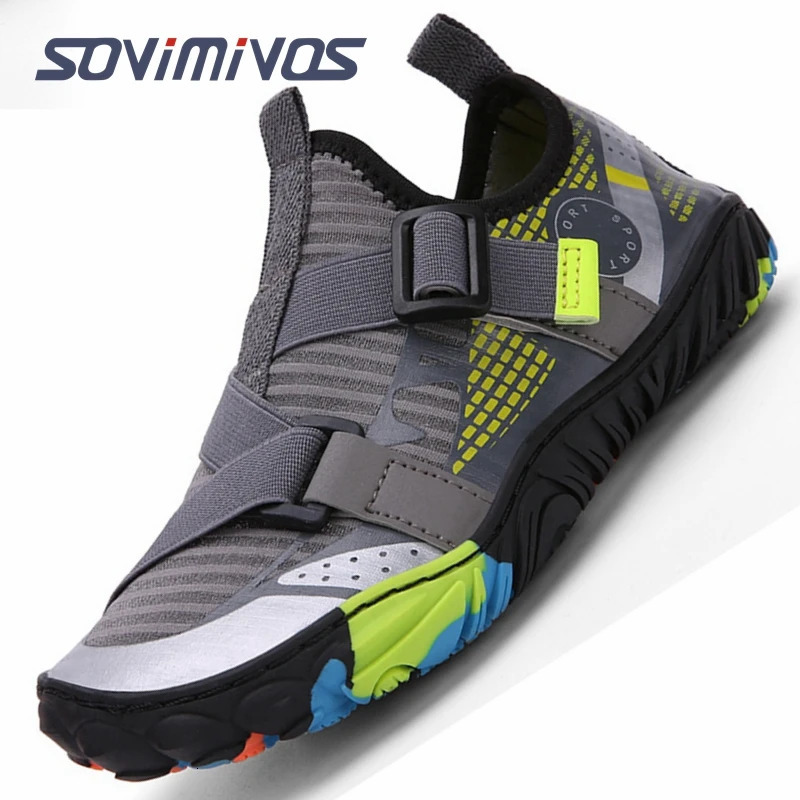 Mens Minimalist Trail Running Barefoot Shoes Wide Toe Box Zero Drop Aqua Sandals for Kayaking Boating Hiking Surfing Walking 240520