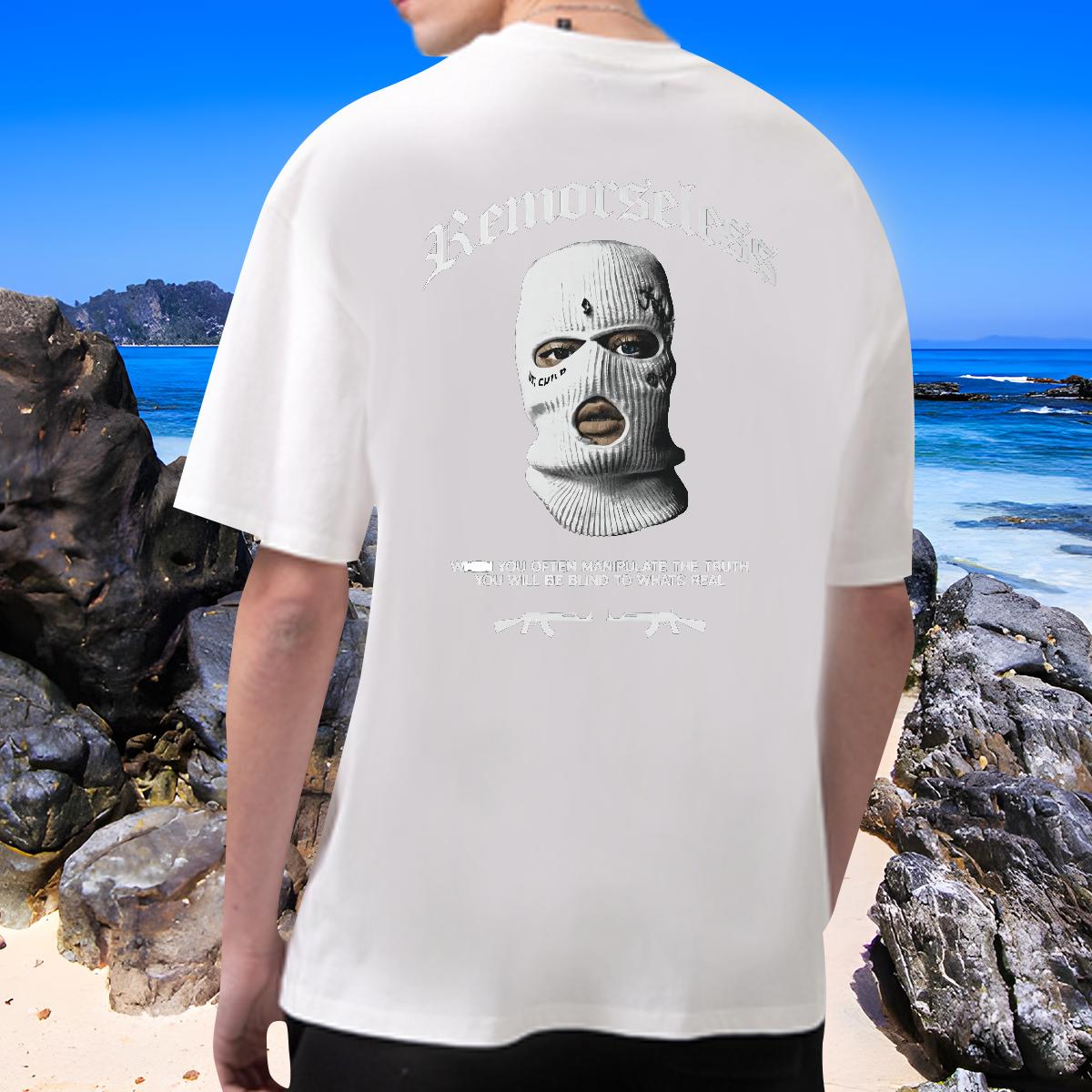 Classic Man T Shirts Plus Size Cartoon Tshirt for Man Woman Street wear Hip Hop Crew Neck Cotton Soft Tops