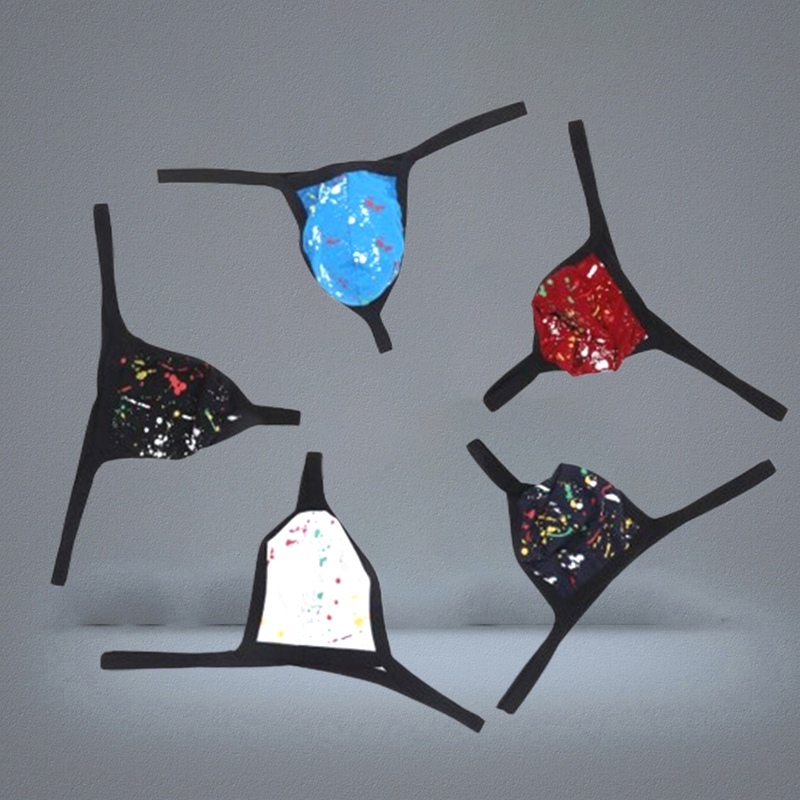 E048 Whole gay men039s sexy underwear lingerie cotton low rise pouch thongs seamless tstrings gstrings panties5505436