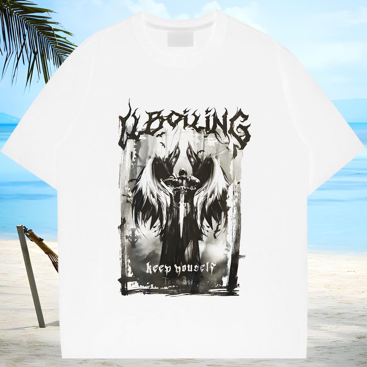 Designer Fashion T-Shirts Anime Men Tshirts Hip Hop Street Cotton Breathable Unisex Tees Shirts