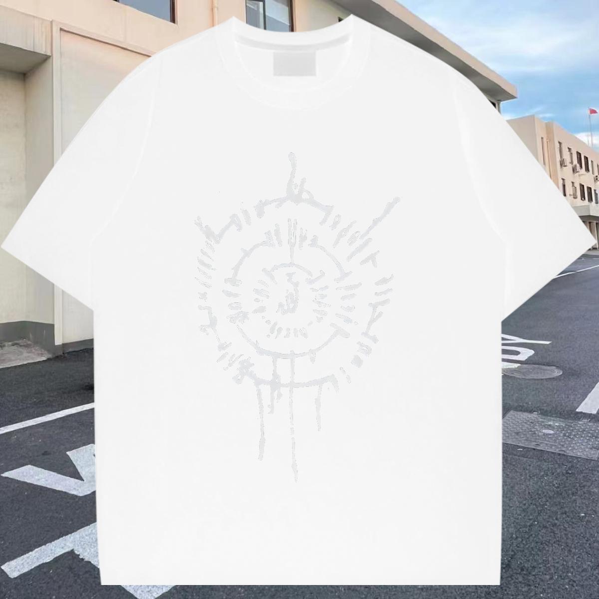 New Man T Shirts Custom Printed Tshirts Beach Breathable Crew Neck Cotton Soft Clothes