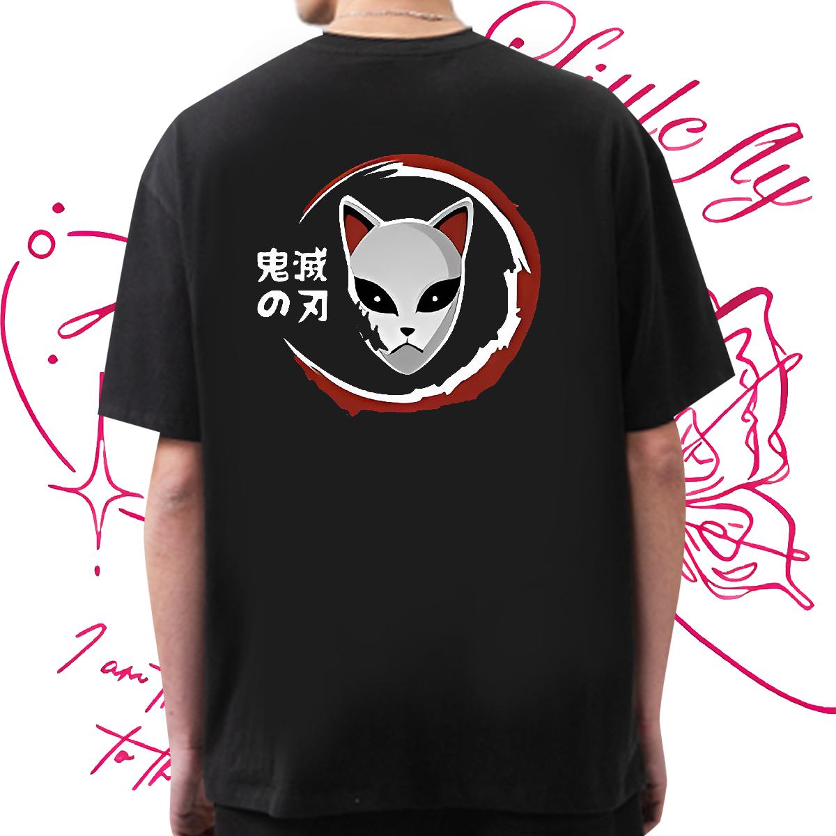 2024 New T-Shirts for Men Anime Print Couples T Shirts High Street Hip Hop Short Sleeve Cotton O-Neck Designer Clothes