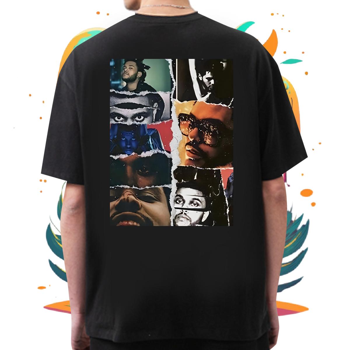 DIY Customized T Shirt For Man Cartoon Print Men Tshirts Street wear Hip Hop Breathable Crew Neck Classic Tees