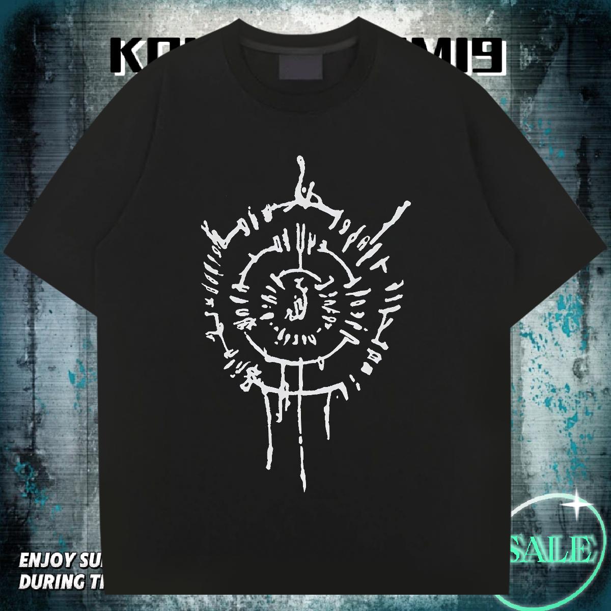 Designer T shirt Anime Mens Tshirts Daily Outfit O-Neck Short Sleeve Cotton Loose Fit Top Tees