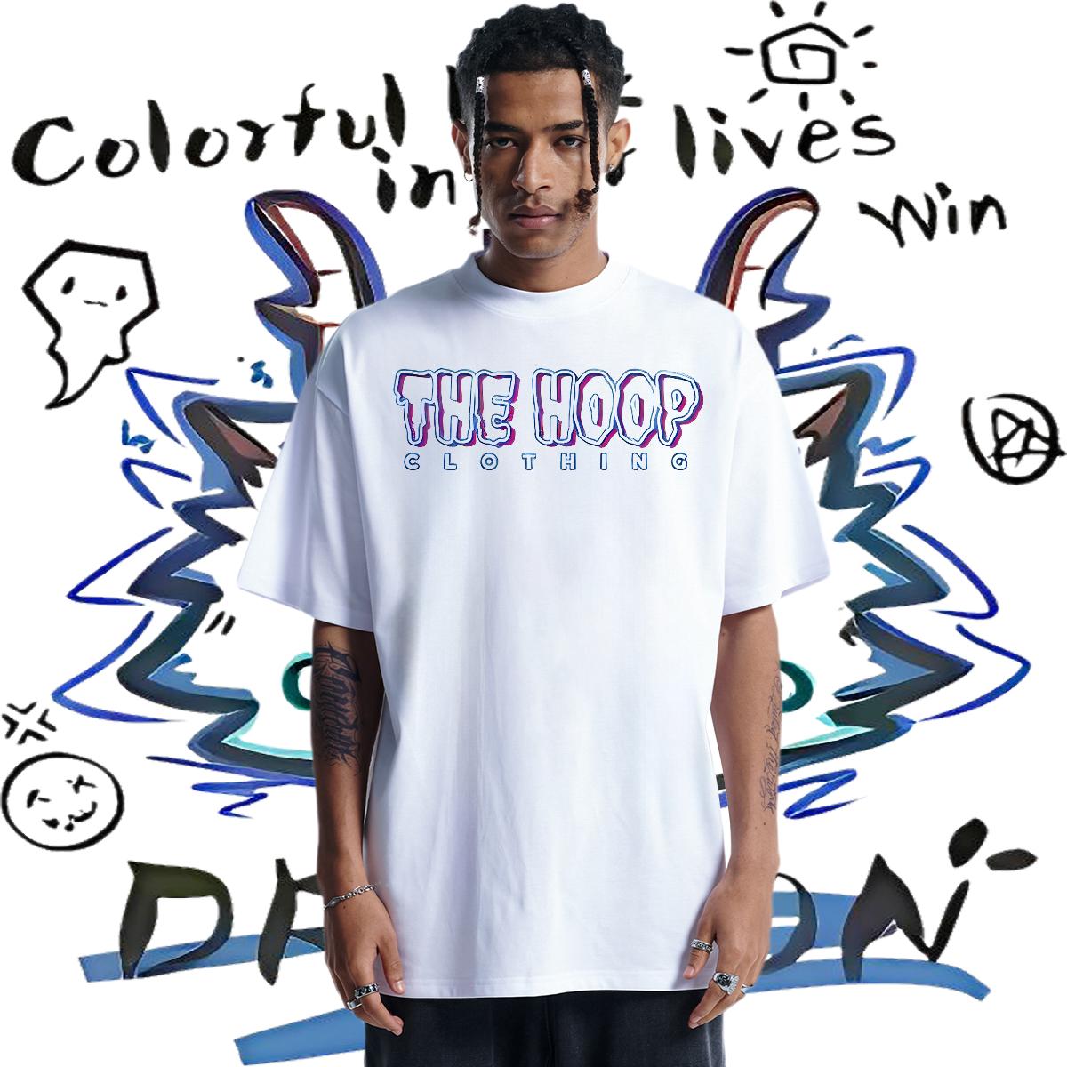 Popular T-Shirts Sport Crew Neck Cotton Tshirt for Man Woman Fashion Black Oversized Tees Shirts