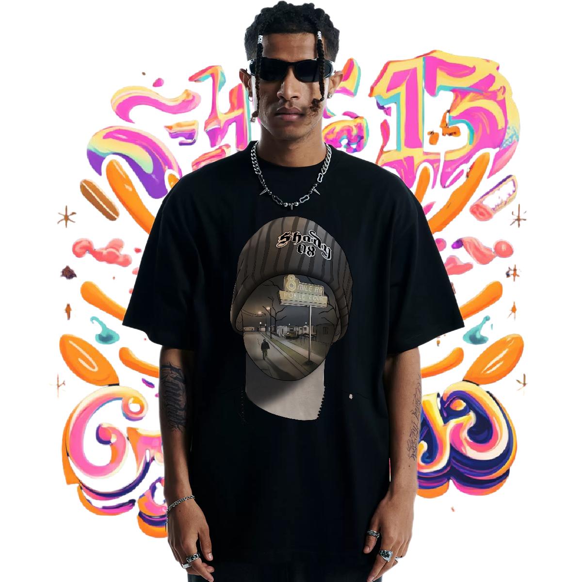 Comfortable T shirt Anime Printing Street Short sleeve Cotton Soft Mens Tshirts 2024 Designer Cartoon Print Tees Shirts