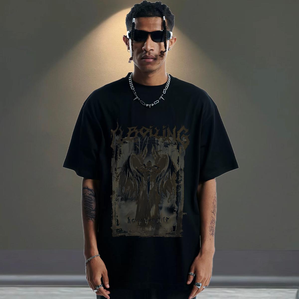 DIY Customized T Shirts Men Custom Print Plus Size Men Tees Street Casual O-Neck Short Sleeve Cotton Brand Tee Shirt