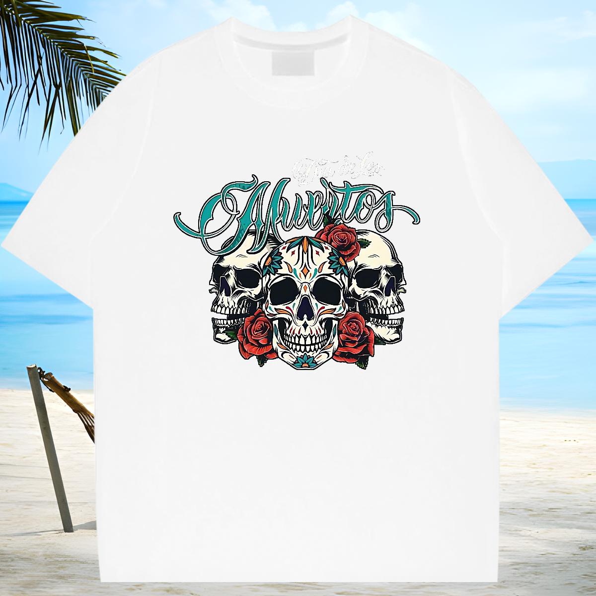 Loose T Shirt For Man Hip Hop Street 180g Cotton Mens Tshirts Fashion Designer Customized Print Tops Shirt