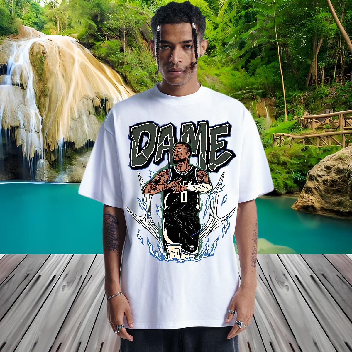 2024 New T shirt Oversized S-3XL Tshirts Street wear Hip Hop Cotton O Neck Short Sleeves Soft Clothes