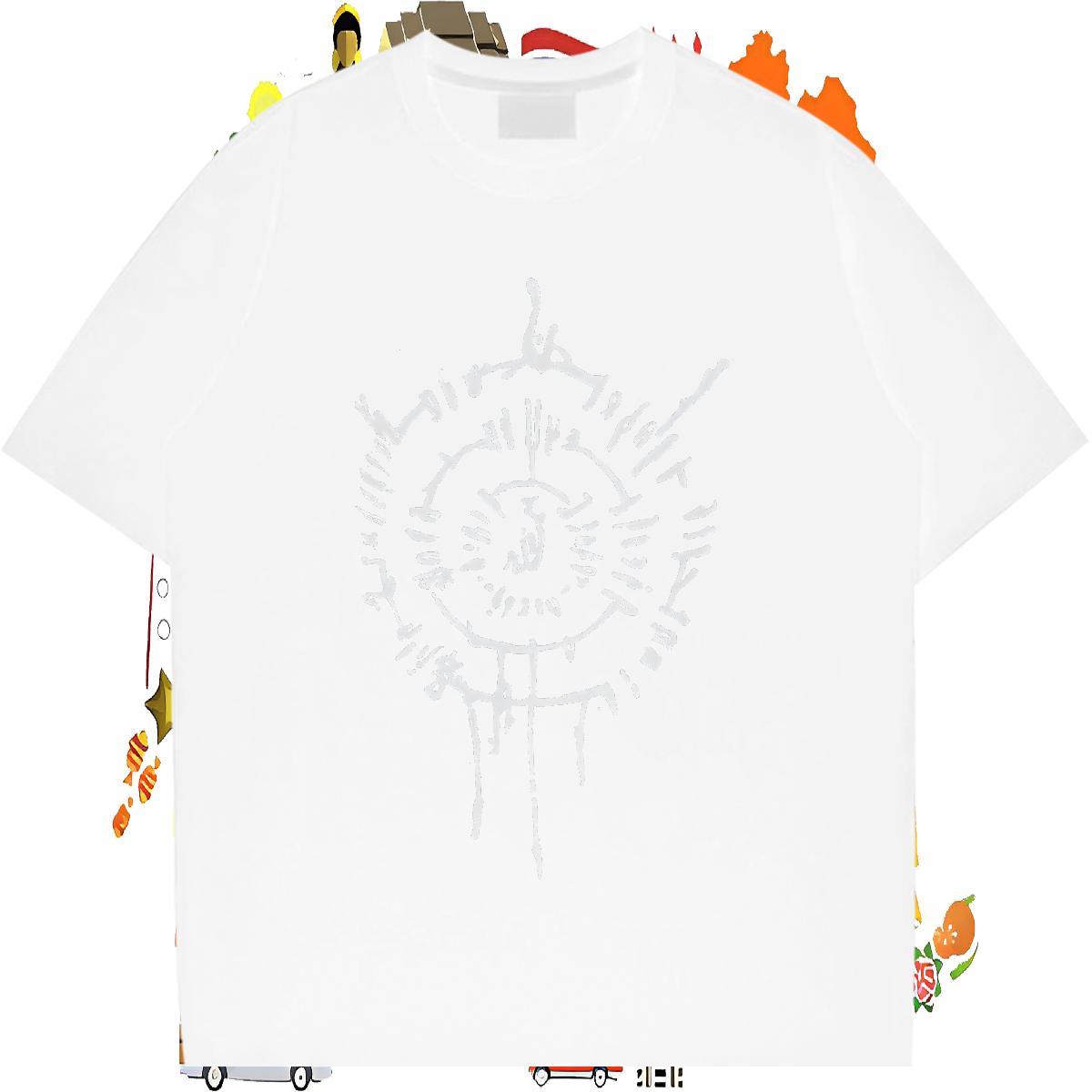 Cool T Shirt For Man Daily Wear Breathable Short Sleeve Men Clothes T-Shirt Stylist Cartoon Print Tops Tees