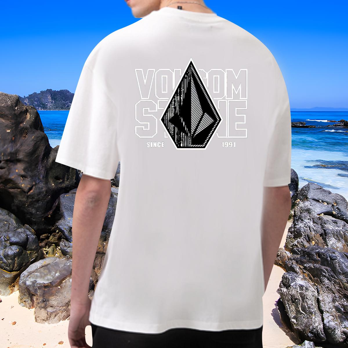 Custom T shirt Plus Size Custom Men Clothes T-Shirt Daily Outfit Short Sleeve Cotton O-Neck Classic Tops Tees