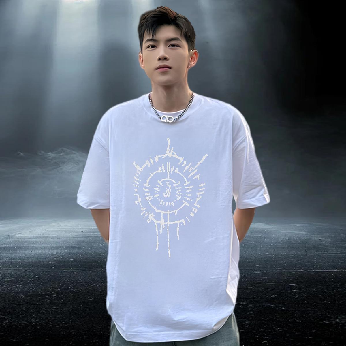 Soft T-Shirts Casual Beach Round Neck Short Sleeve Mens Tshirts DIY Customized Floral Print Clothes