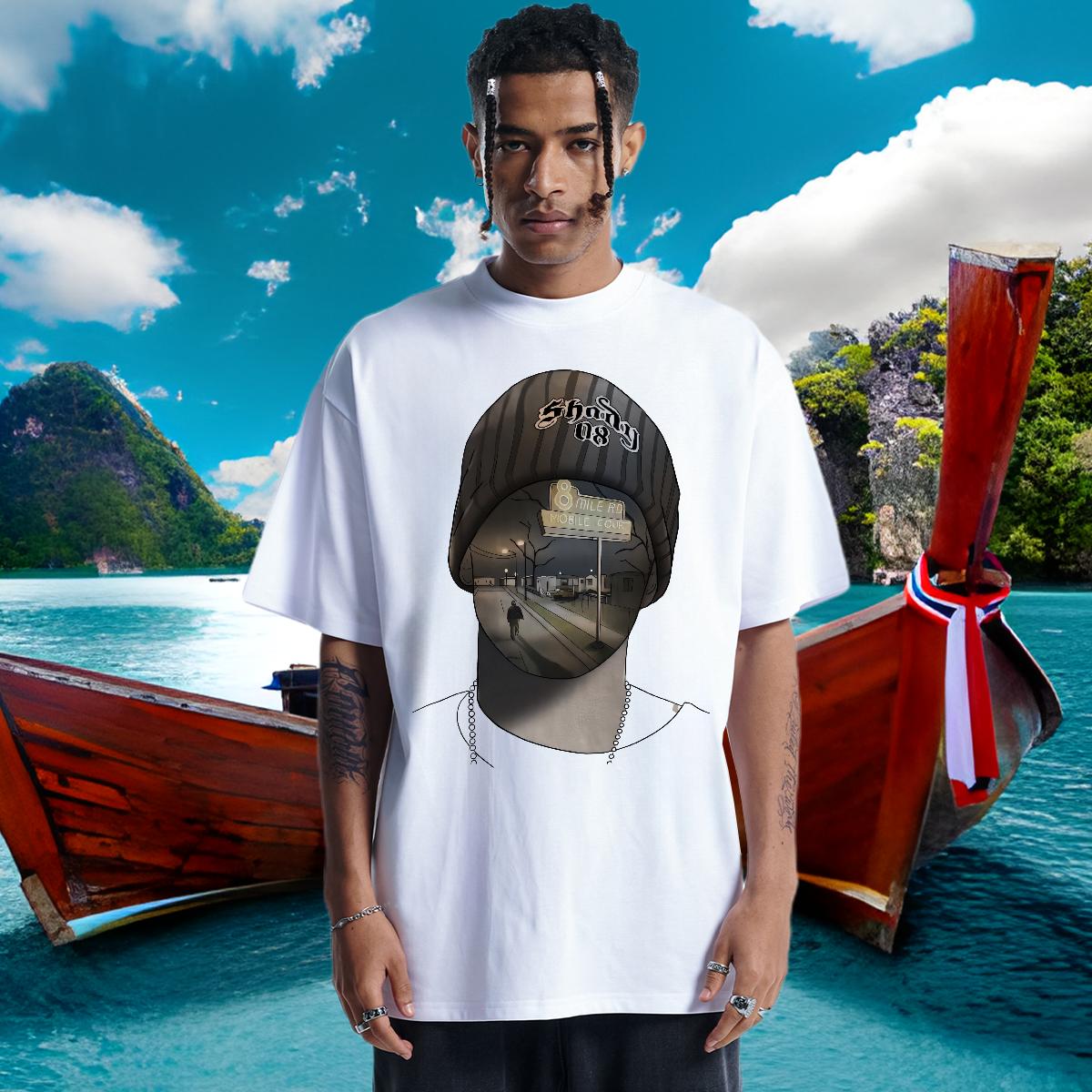 Cool Design T shirt Street Wear Breathable Short Sleeve Men Tops Tees New Arrival Oversized Tops Tees