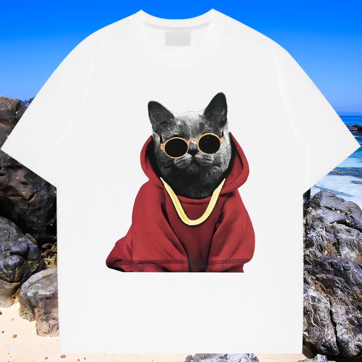 Unisex T-Shirts for Men Daily Outfit Round Neck Short Sleeve Men Tshirts Classic Plus Size Cartoon Tops Tees