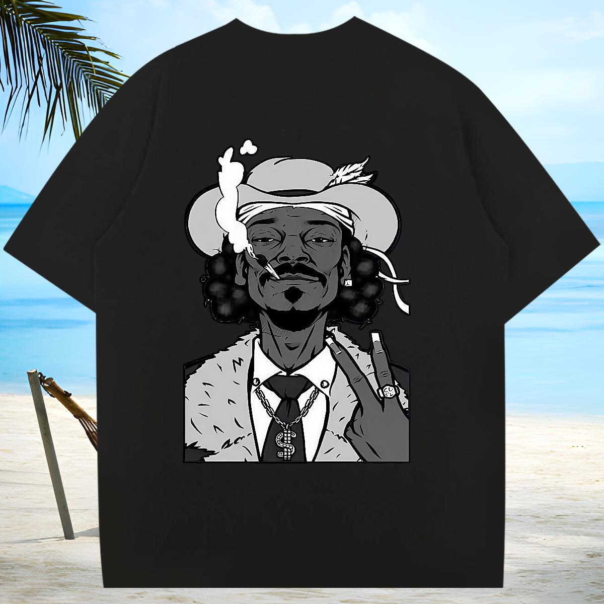 Popular T Shirt For Man Cotton O Neck Short Sleeves Hip Hop Couples T Shirts Asian Size 2024 Summer Tees Shirts