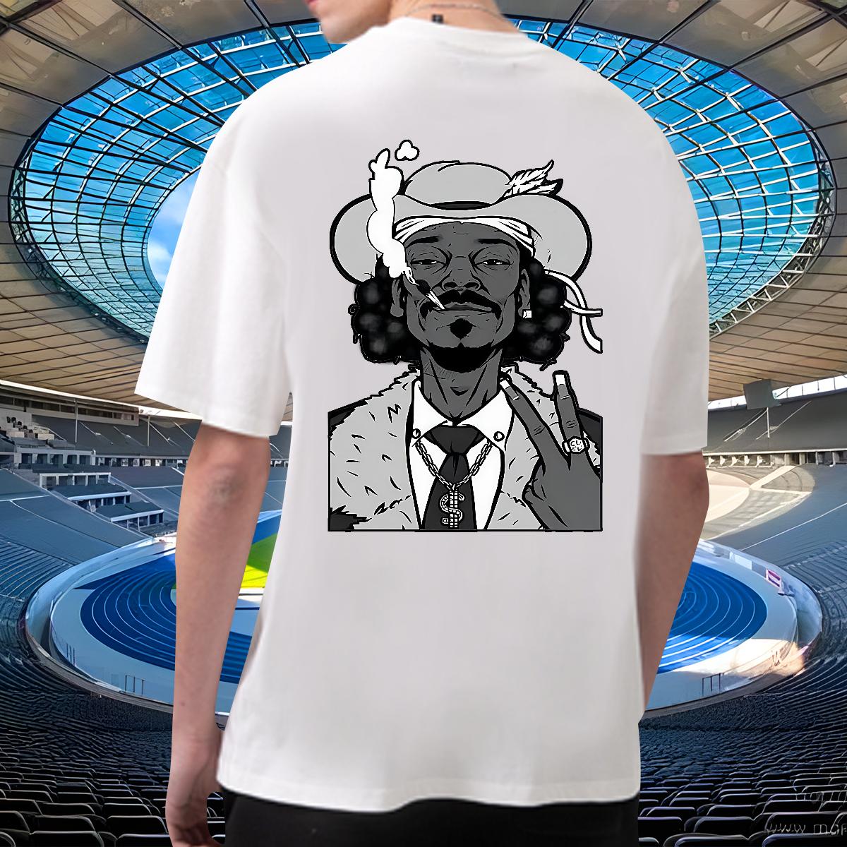 2024 Designer T Shirts Men Cartoon Print Daily Wear Couples T Shirts Breathable Crew Neck Cotton Brand Clothings
