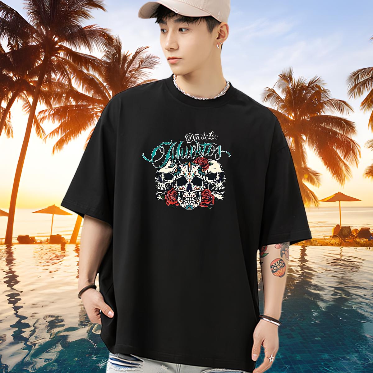 Unisex T Shirts Men Sports Casual Breathable Short Sleeve Men Clothes T-Shirt 2024 DIY Polos